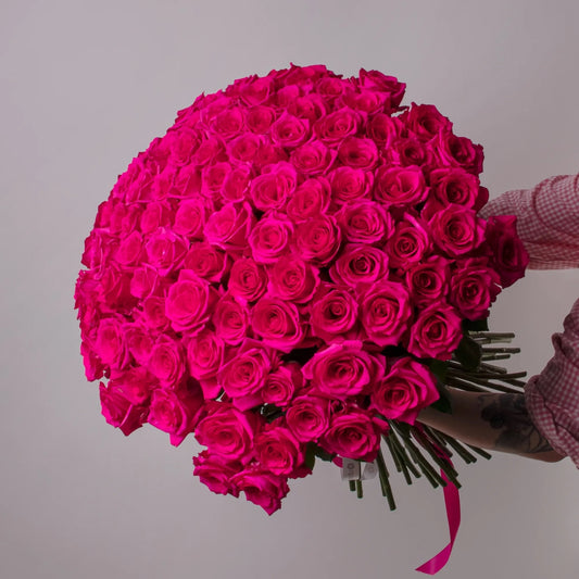 Pink Infinity — 100 Premium Long Stem  Roses