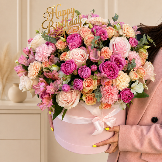 Happy Birthday Luxury Flower Box