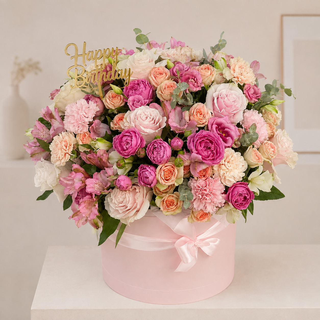 Happy Birthday Luxury Flower Box