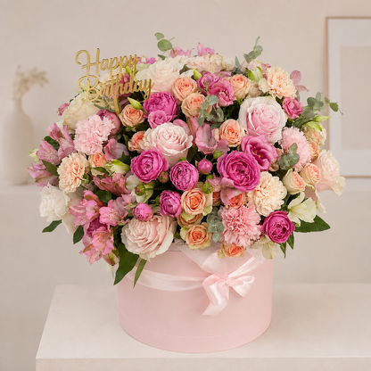Happy Birthday Luxury Flower Box