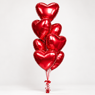 Red Heart Balloons